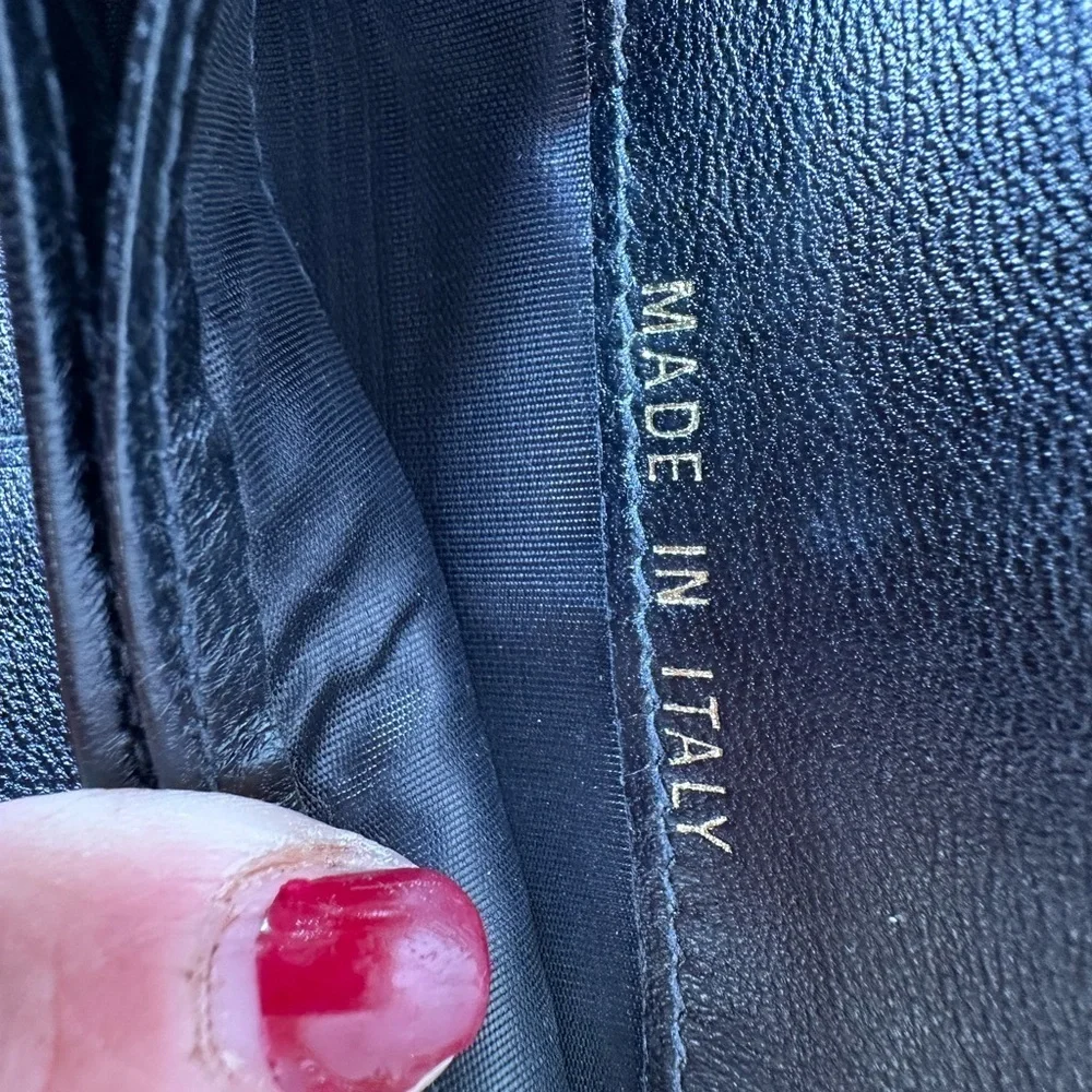 Chanel Black leather wallet